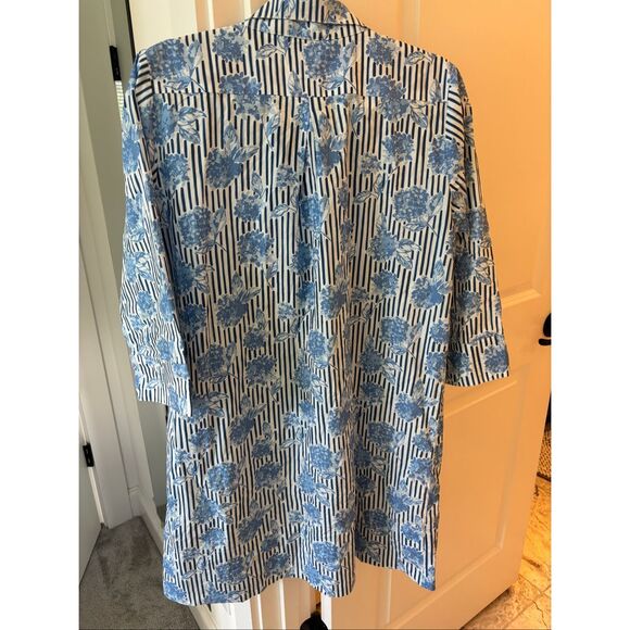 NEW w partial tag Holly Shae Arden shirtdress, $218 Xs/Med E18 - Picture 4 of 7